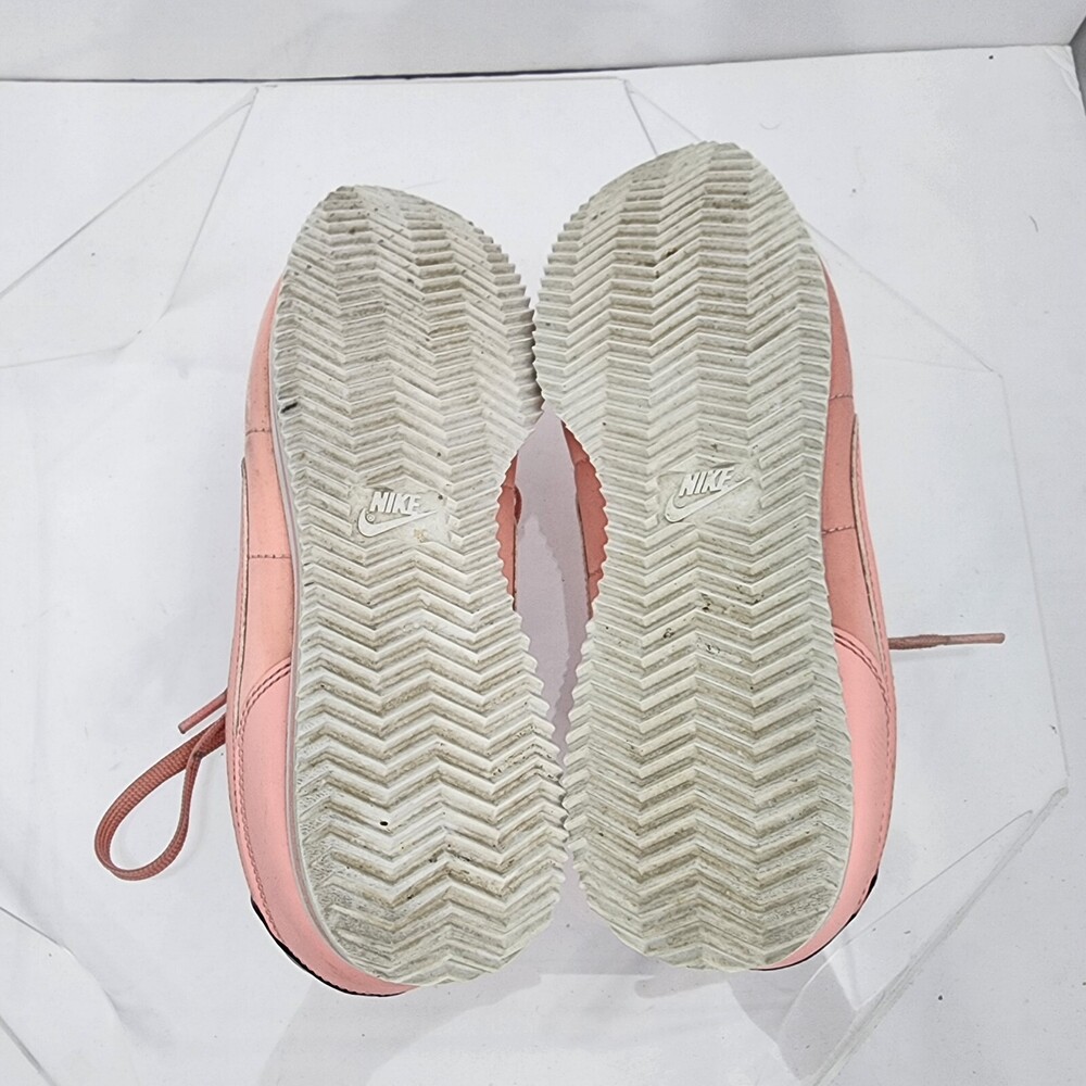 Nike Cortez Youth 7 Y/8.5 Coral Pink TXT VDAY Valentines Day AV3519-600 Sneakers - Picture 9 of 11